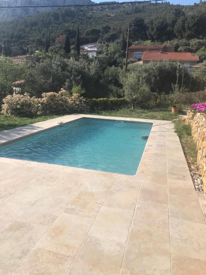 Hauteurs De Toulon : Charmant Studio Piscine Eksteriør bilde