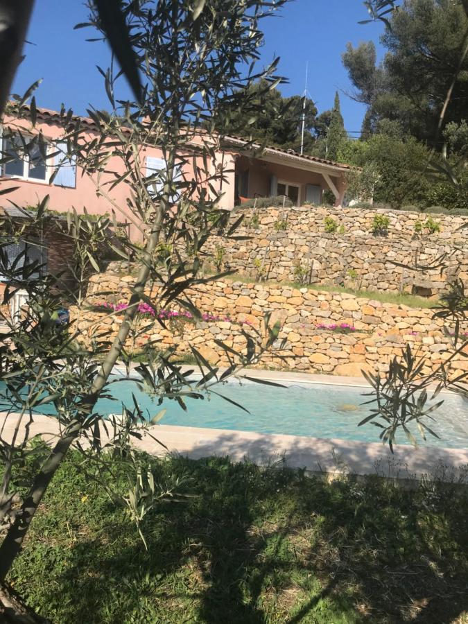 Hauteurs De Toulon : Charmant Studio Piscine Eksteriør bilde