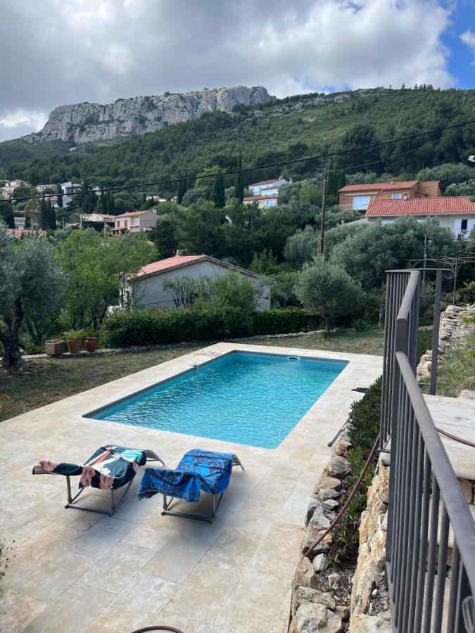 Hauteurs De Toulon : Charmant Studio Piscine Eksteriør bilde